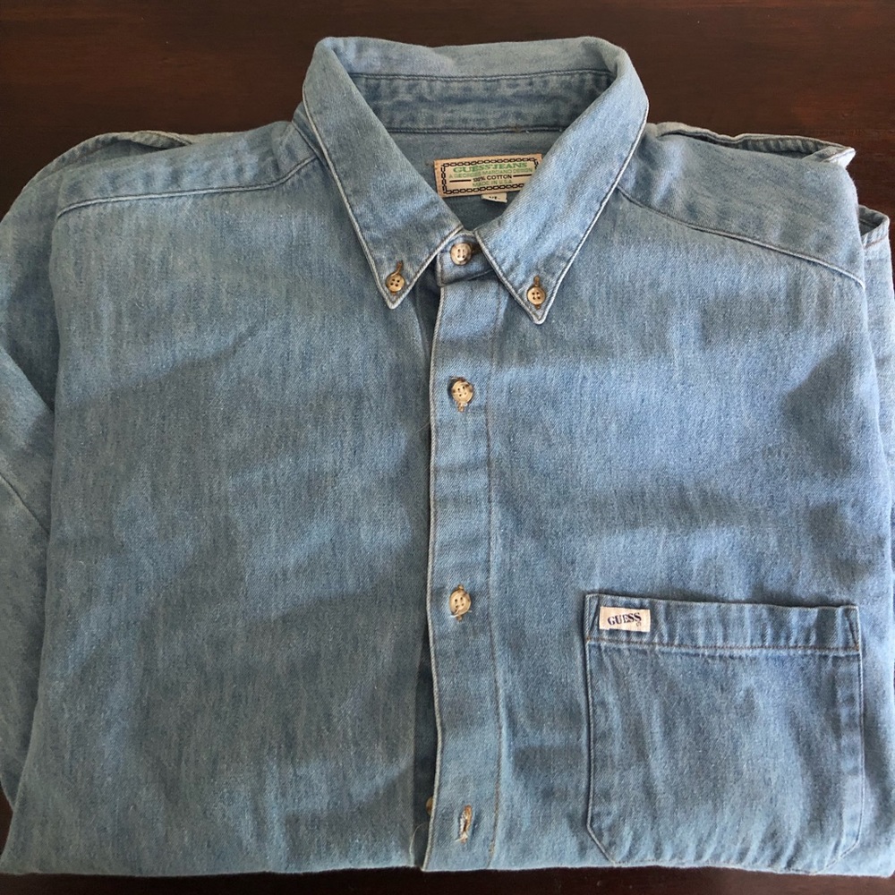 Vintage Denim Guess Shirt